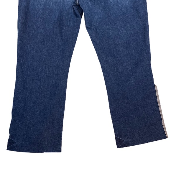 Good American Women’s Good Straight High Rise Stripe 24 Blue - Picture 11 of 14